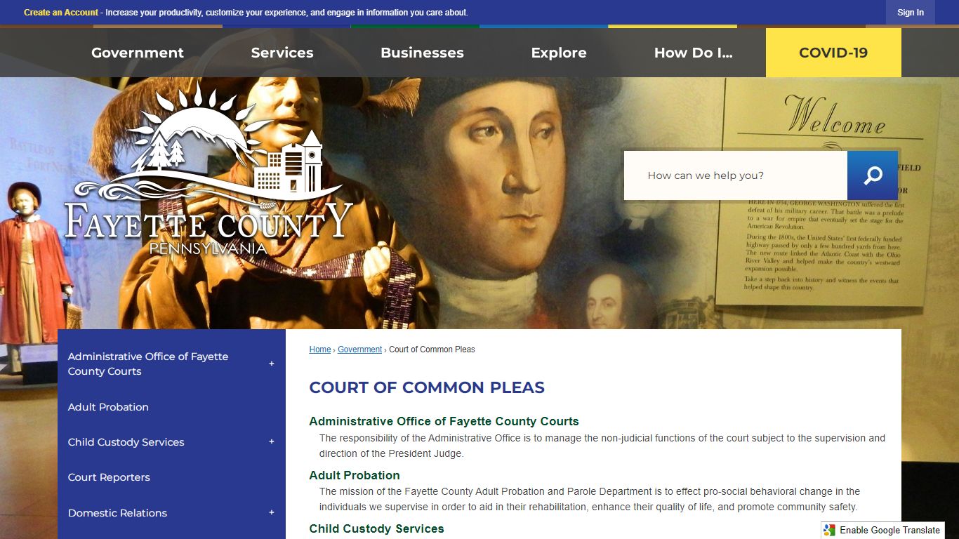 Court of Common Pleas | Fayette County, PA